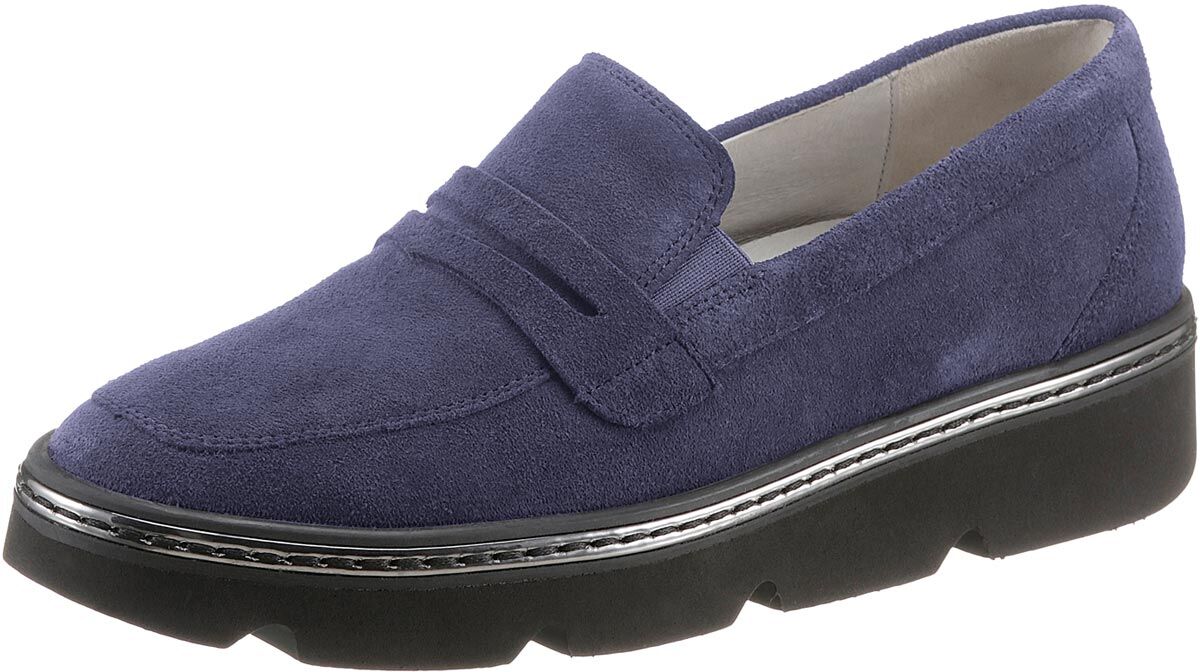 Waldläufer Slipper blau  4,5 5,5 5 6,5 6 7 7,5 8