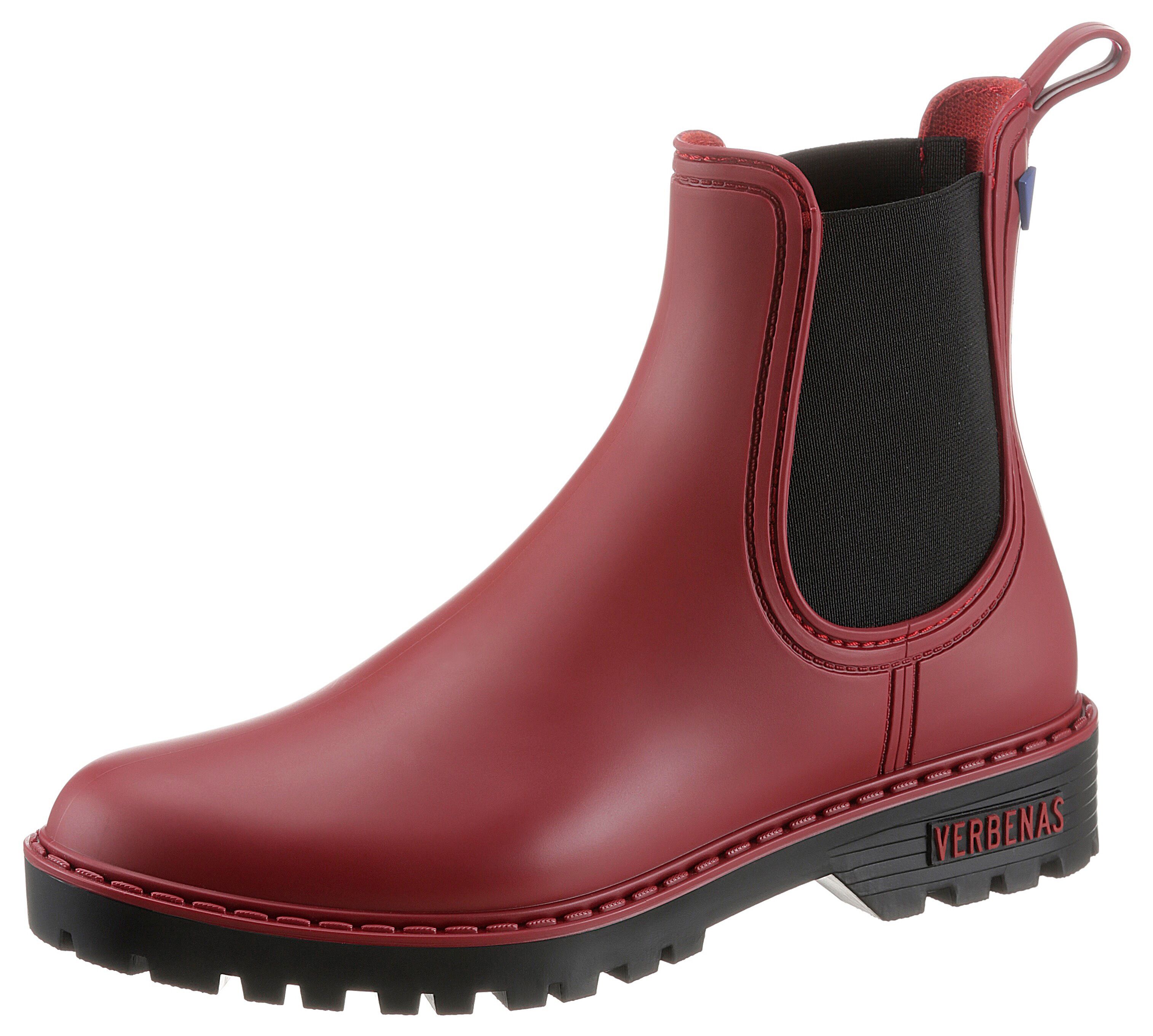 VERBENAS Gummistiefel »Gaudi Igor«, mit Stretcheinsatz rot  36 37 38 39 40 41 42