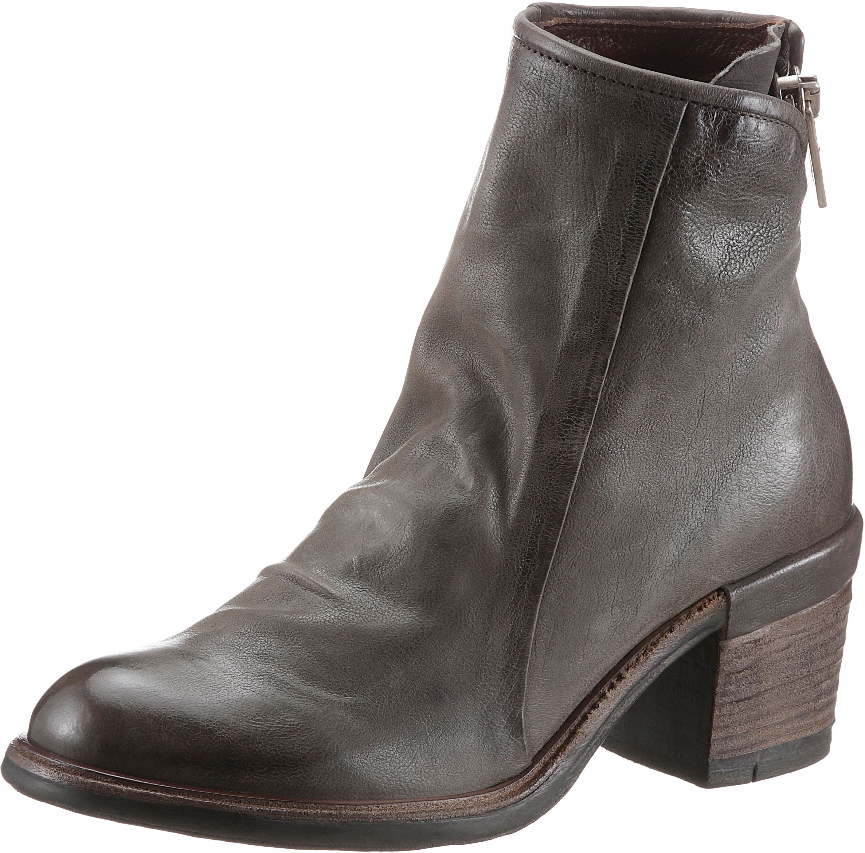 A.S.98 Stiefelette »JAMAL«, mit diagonal verlaufendem Reissverschluss grau  36 37 38 39 40 41 42