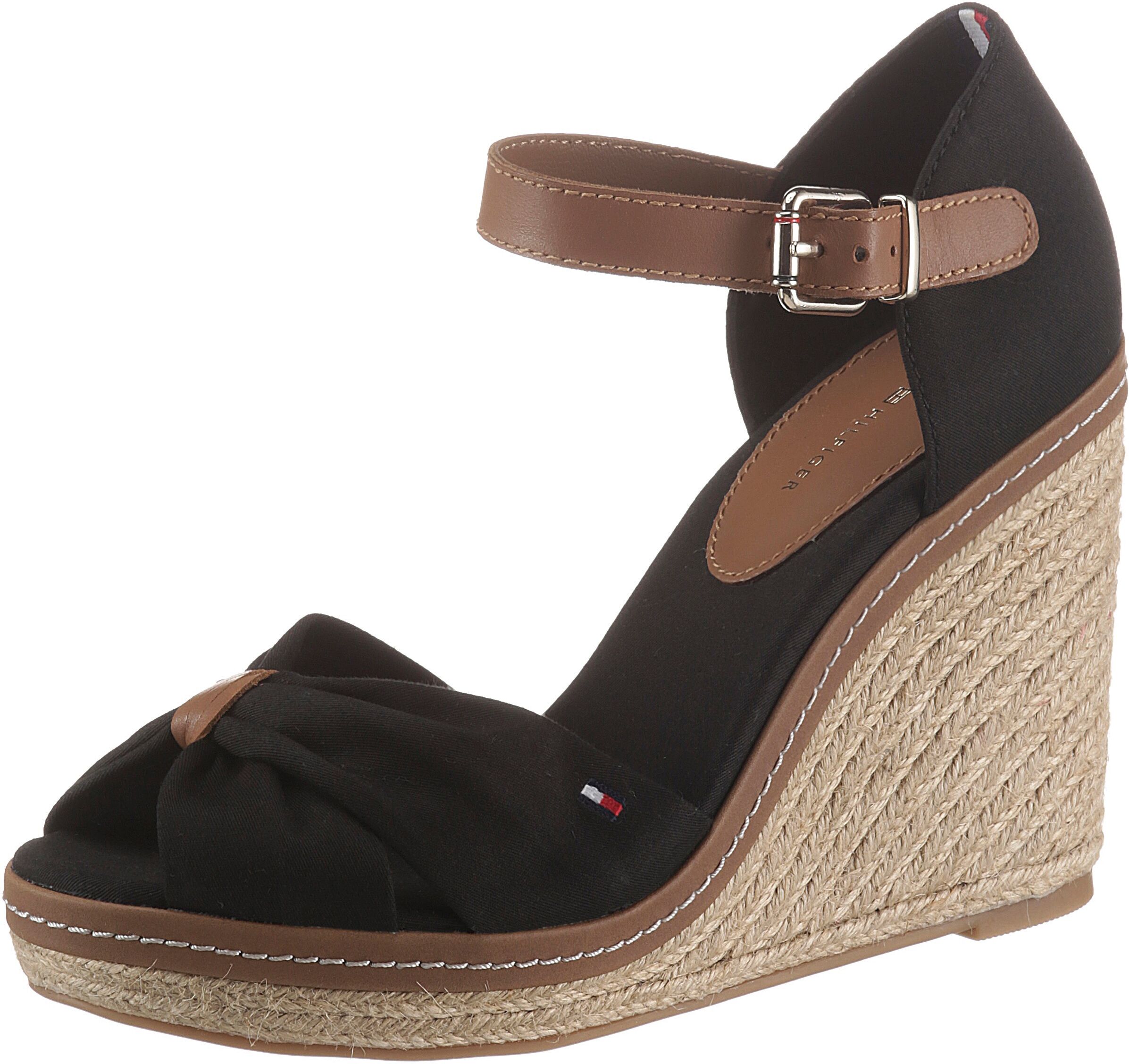 Tommy Hilfiger High-Heel-Sandalette »ICONIC ELENA SANDAL«, mit verstellbarer... schwarz  35 36 37 38 39 40 41 42