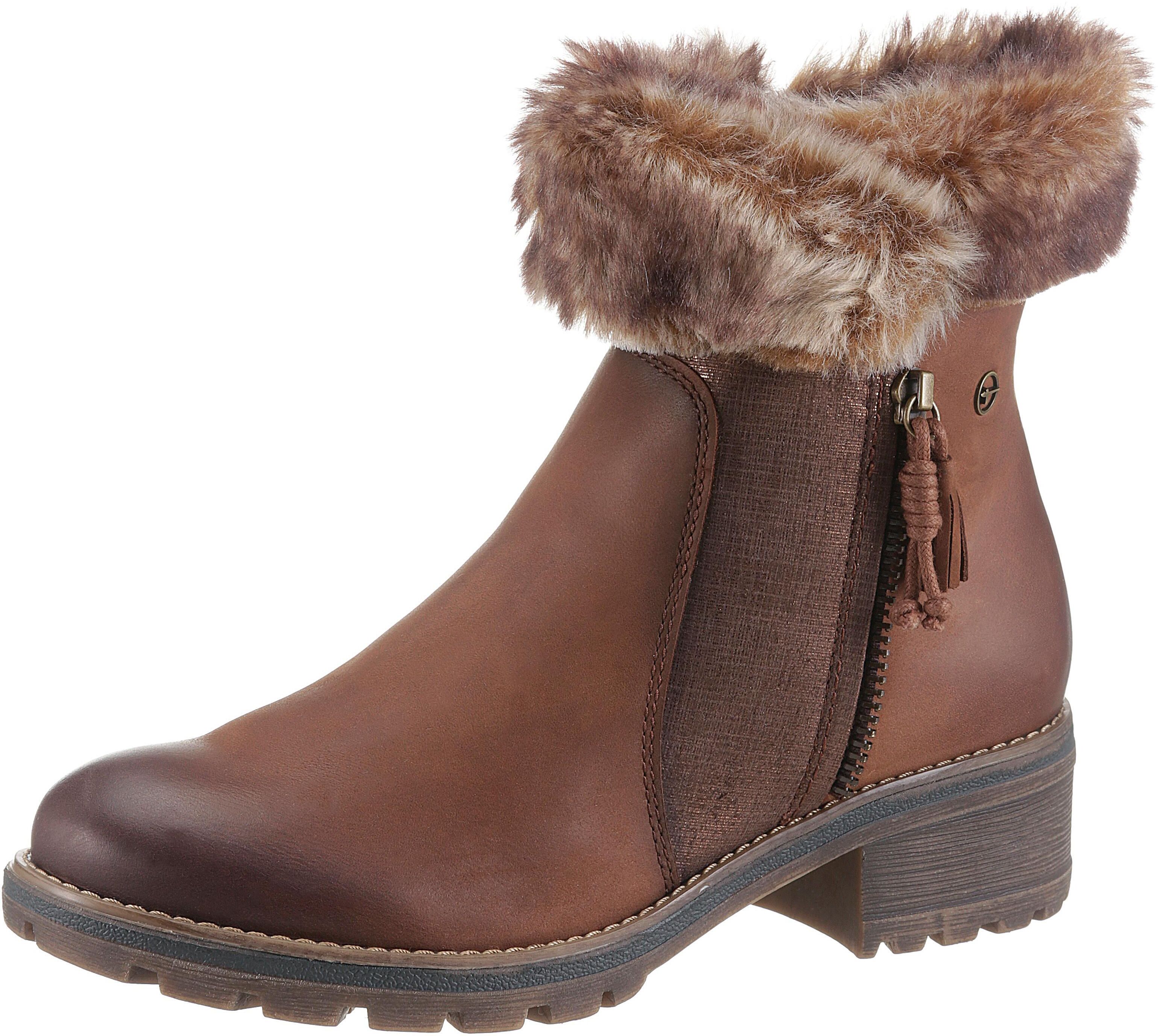 Tamaris Winterstiefelette »Talues«, mit Innenreissverschluss braun  36 37 38 39 40 41 42