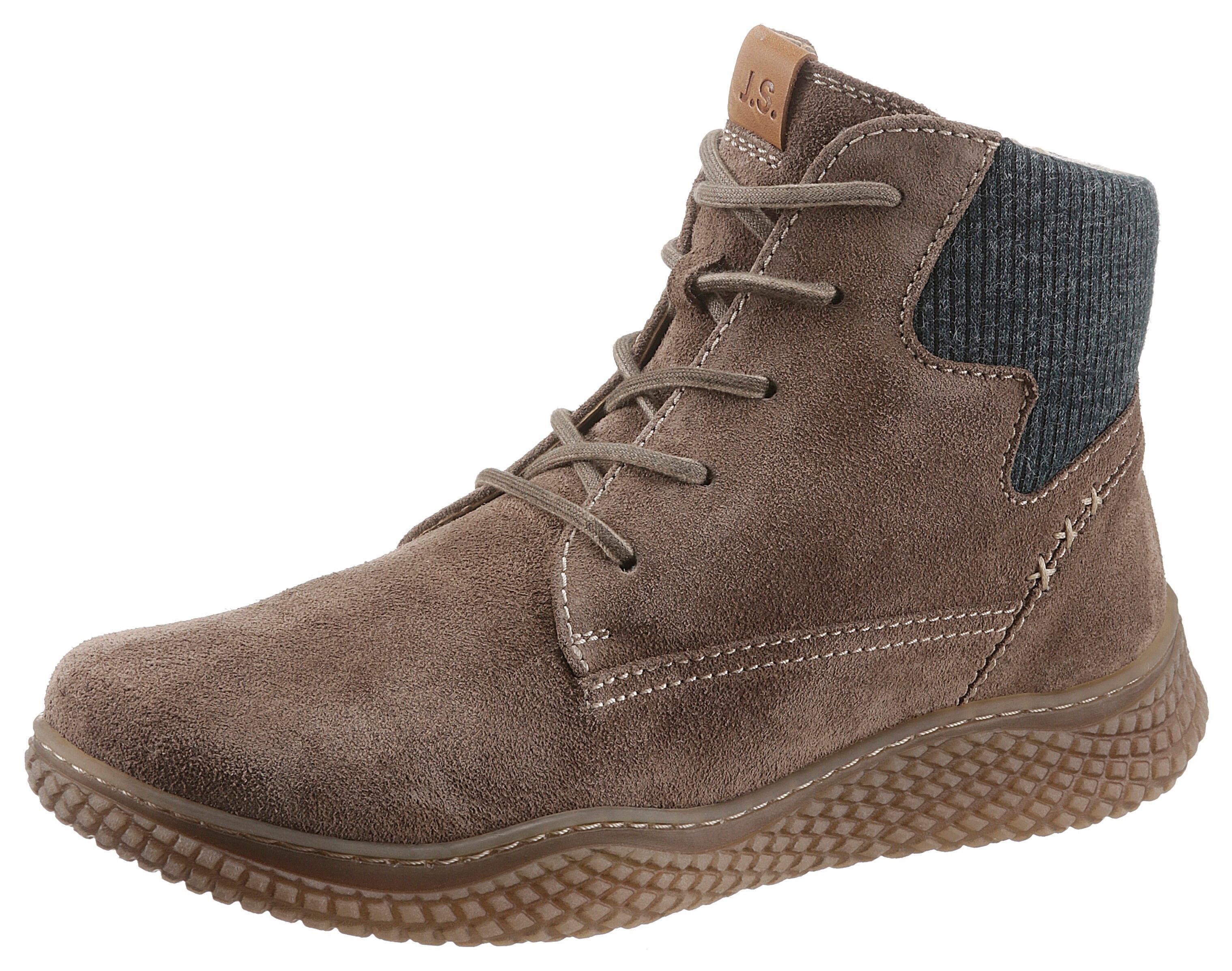 Josef Seibel Winterboots »AMELIE 09«, mit Strickkragen grau  36 37 38 39 40 41 42