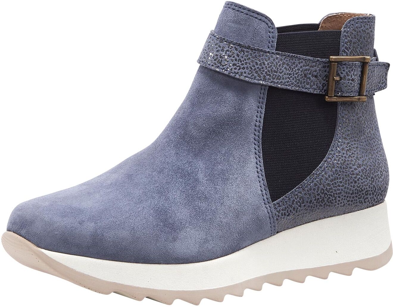 heine Stiefelette blau  35 36 37 38 39 40 41