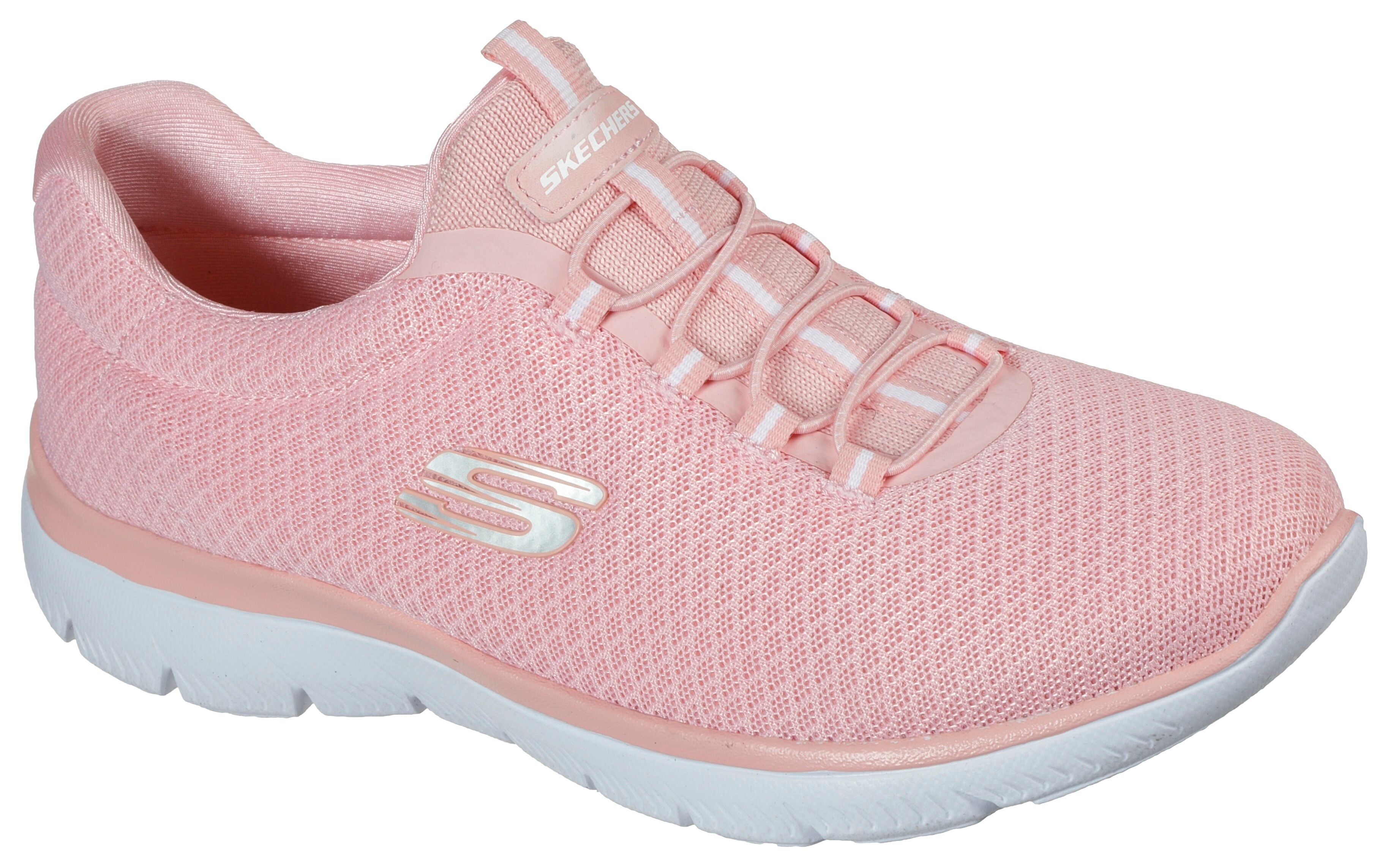 Skechers Slip-On Sneaker »SUMMITS«, mit dezenten Kontrast-Details rosa Größe 35 36 37 38 39 40 41 42