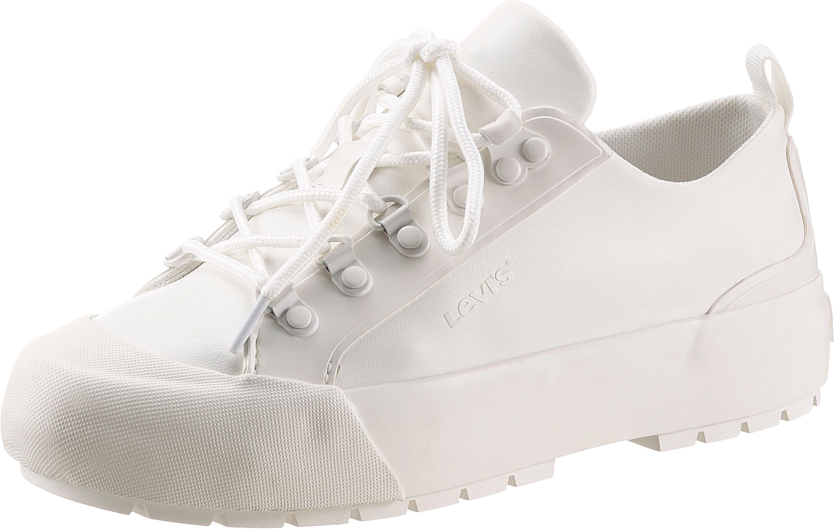 Levi's® Plateausneaker »LA PAZ«, mit Label weiss Größe 36 37 38 39 40 41