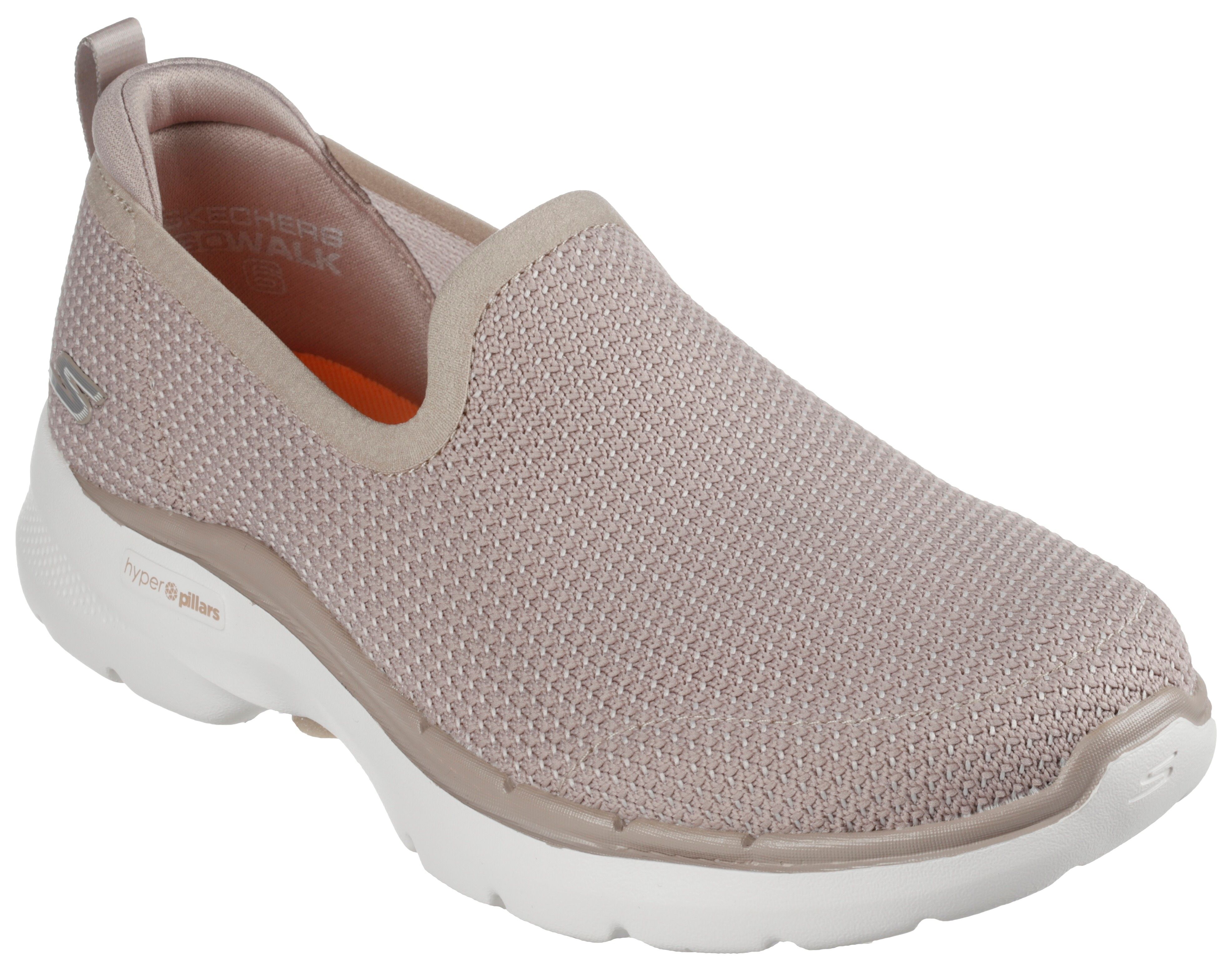 Skechers Slipper »GO WALK 6-CLEAR VIRTUE«, mit Comfort Pillar-Technologie beige Größe 35 36 37 38 39 40 41 42 43