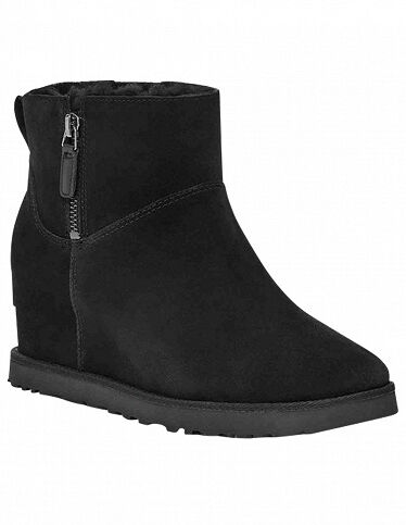 UGG Stiefeletten mit Plateausohle «Mini zip», schwarz