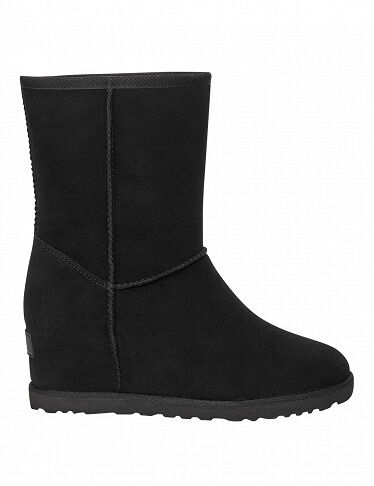 UGG Plateau-Stiefeletten «Classic», schwarz