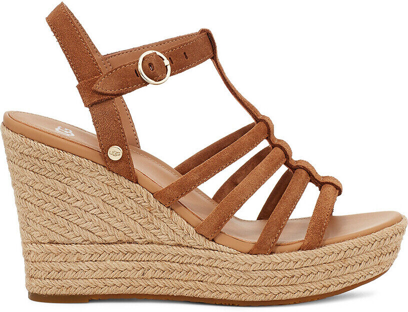 UGG Sandaletten Cressida mit Keilsohle BRAUN