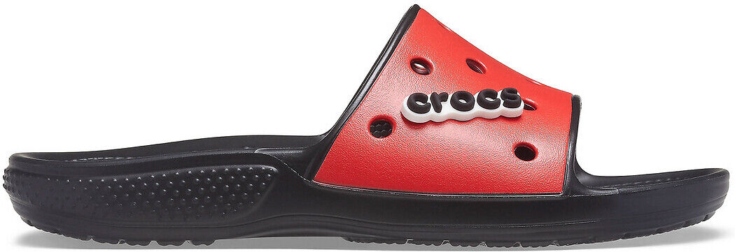 CROCS Pantoletten Classic Colorblock Slide SCHWARZ