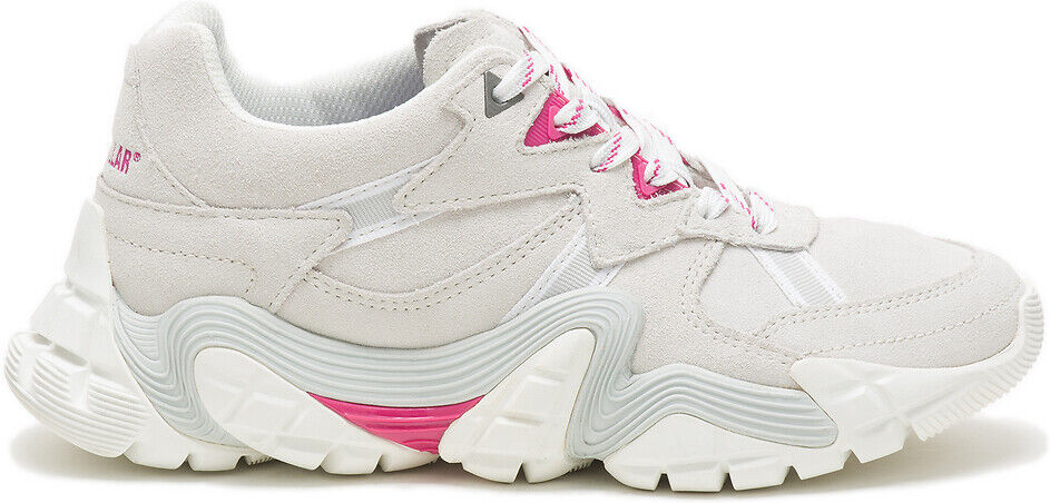 Caterpillar Ledersneakers Vapor GRAU