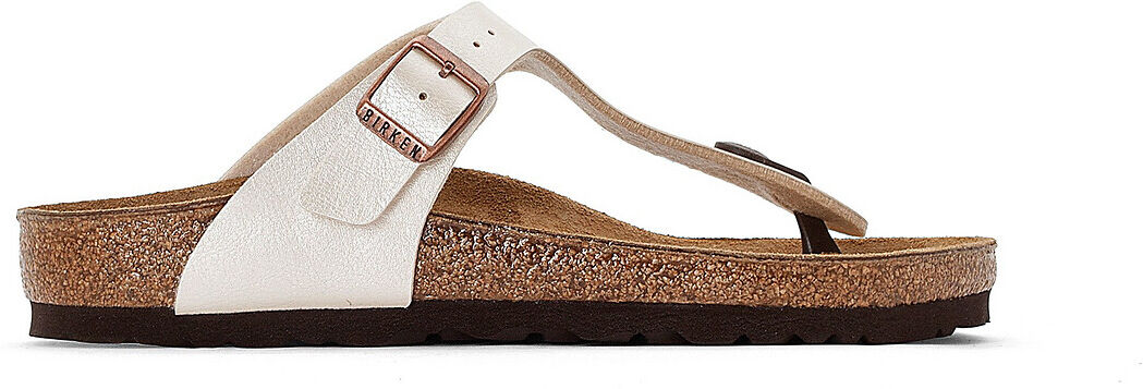 BIRKENSTOCK Zehenpantoletten Gizeh WEISS