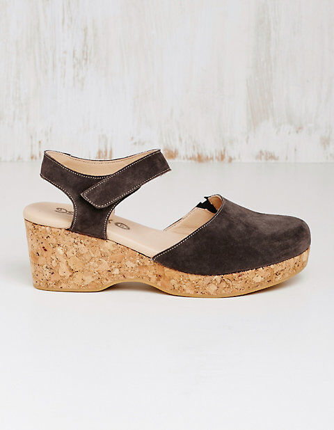 Deerberg Damen Veloursleder-Sandalen Krysante sandaletten