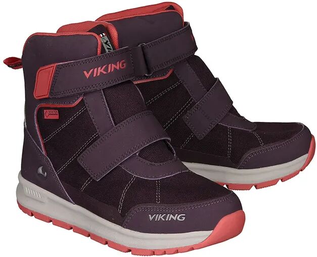 Viking Klett-Halbschuhe KOLSAAS GTX gefüttert in aubergine/altrosa