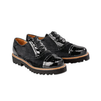 Casanova Casual-Brogue, 38 - Schwarz