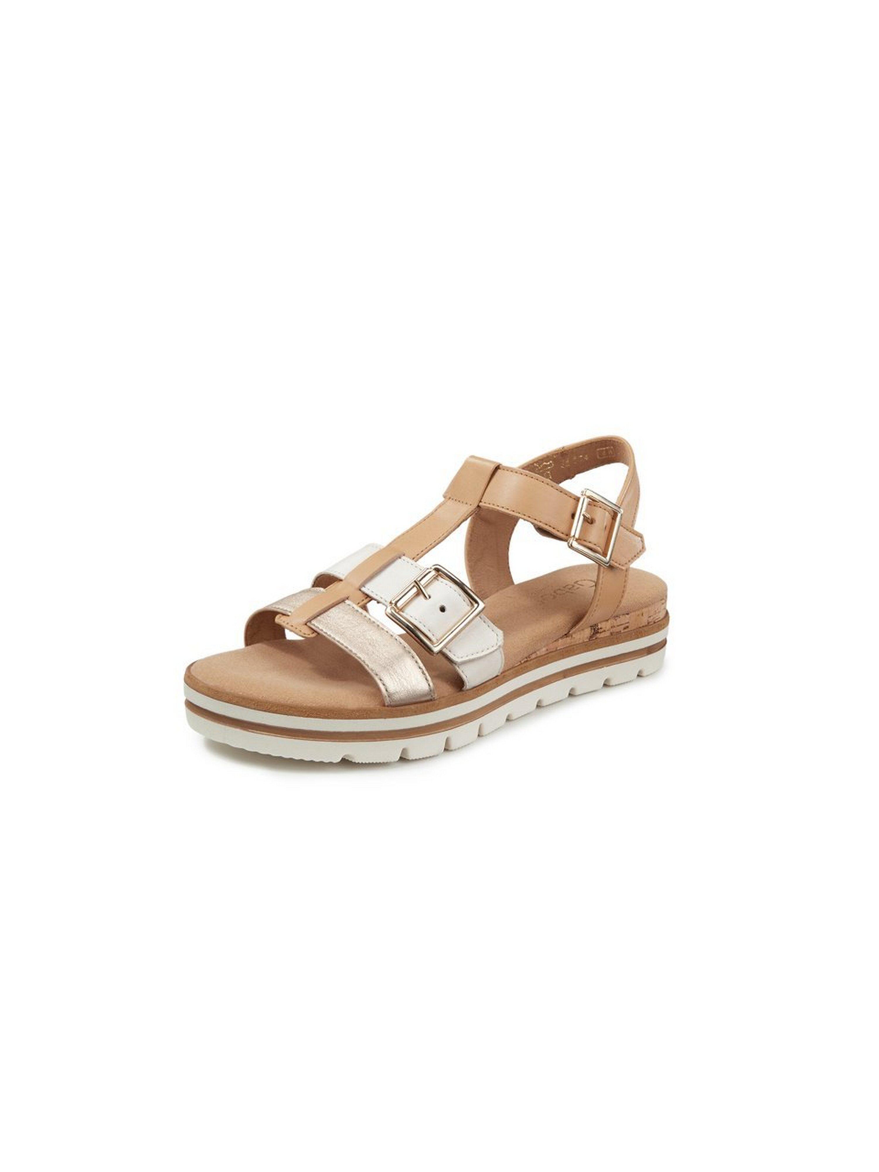 Gabor Plateau-Sandale Gabor Comfort beige Damen 37