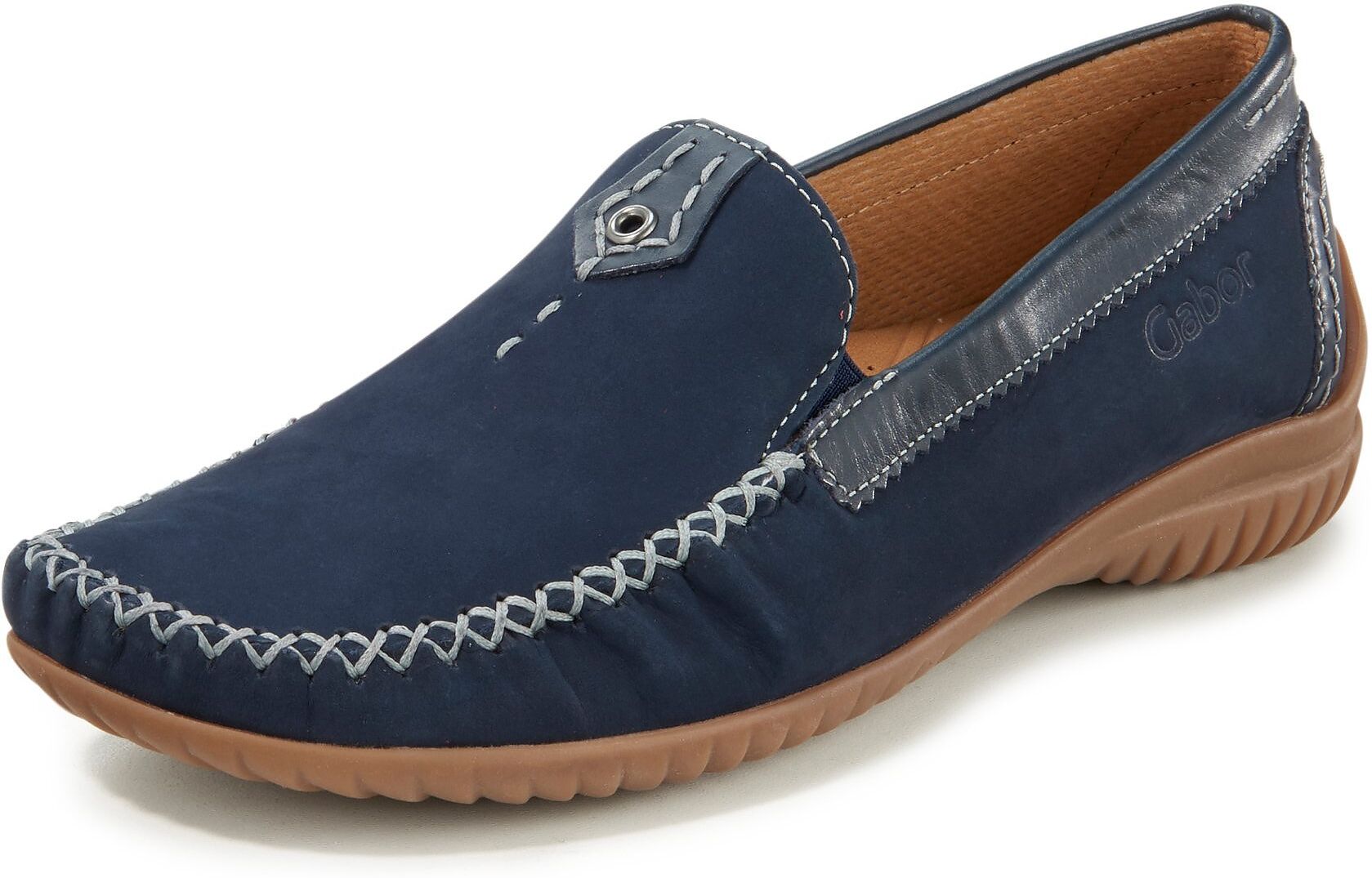 Gabor Mokassin Gabor Comfort blau Damen 38