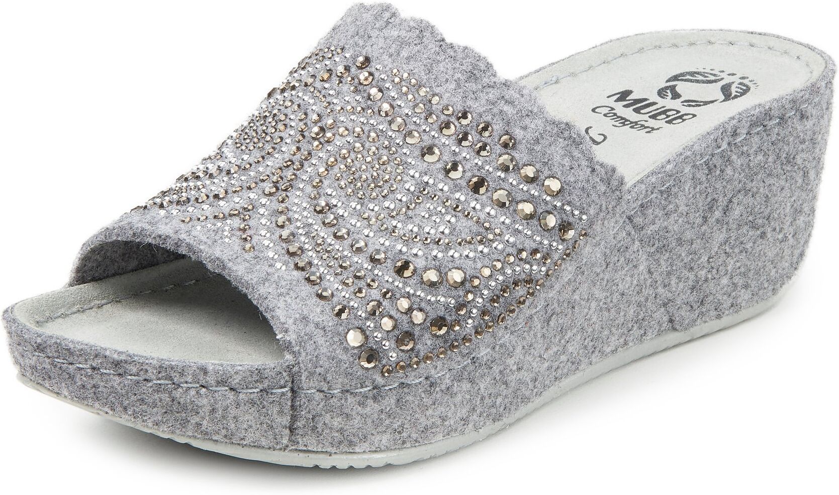 MUBB Pantolette Clara MUBB grau Damen 40