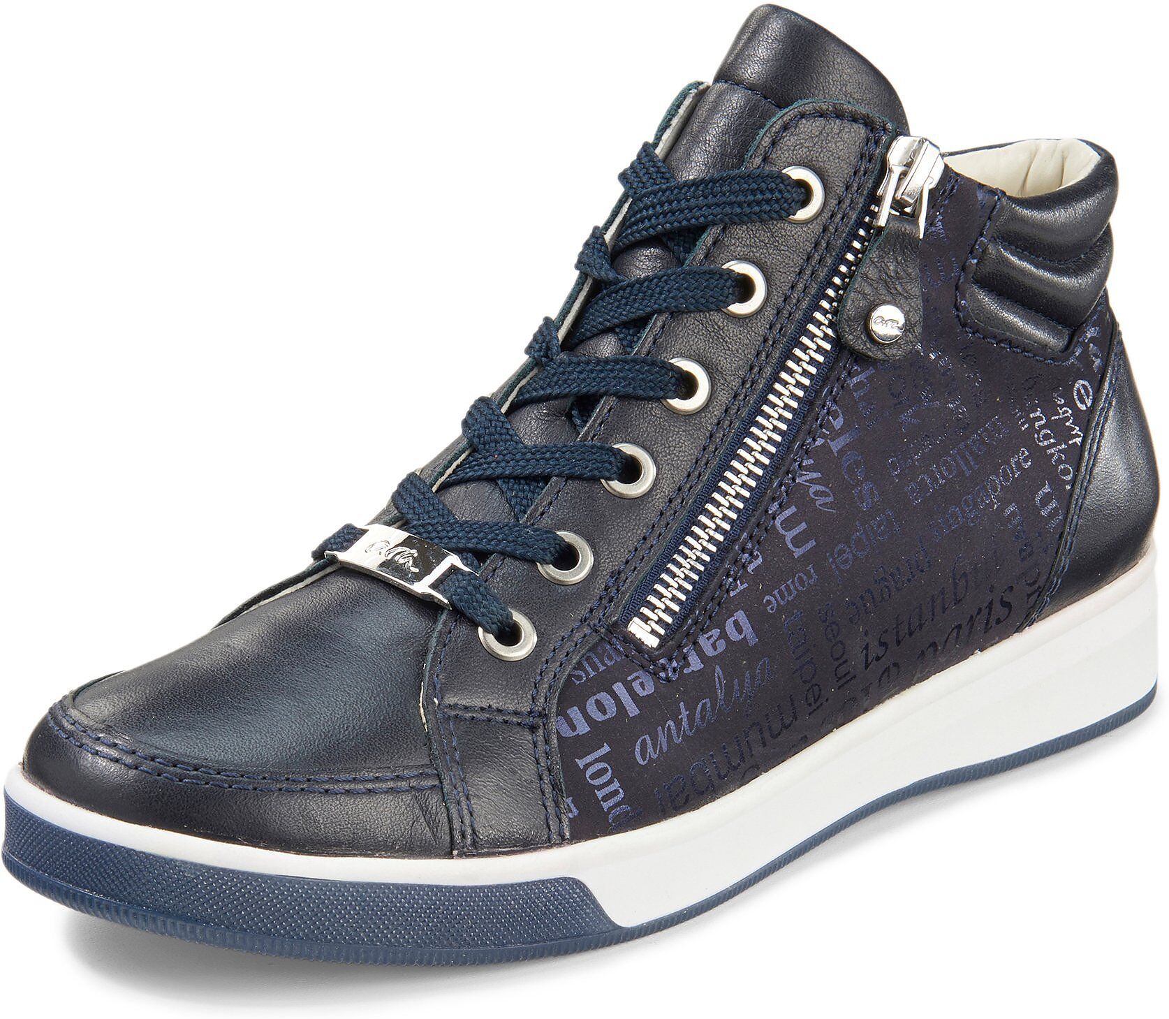 ARA Knöchelhoher Sneaker Rom HighSoft ARA blau Damen 37