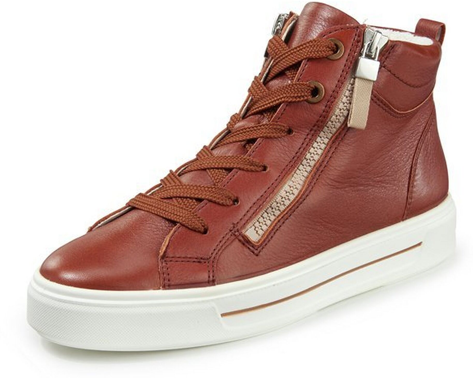 ARA Knöchelhoher Sneaker Courtyard HighSoft ARA braun Damen 39