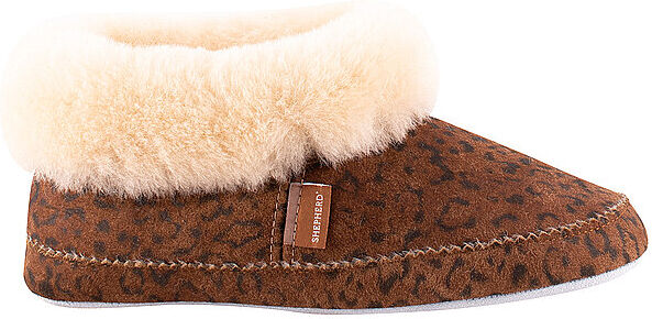 SHEPHERD OF SWEDEN Hausschuhe - Schaffellpantoffeln Emmy Camel   Damen   Größe: 39   924156