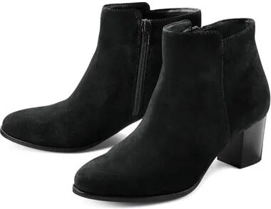 Tchibo - Veloursleder-Boots - Schwarz - Gr.: 38 Kunststoff  38