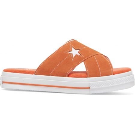 Converse PANTOFLE CONVERSE One Star Sandal WMS - oranžová - US7.5