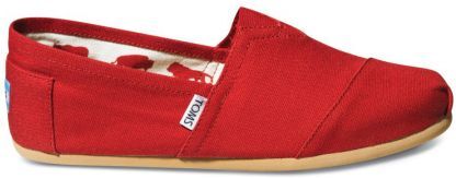 Toms BOTY TOMS ALPARGATA WMS - červená - US8.5