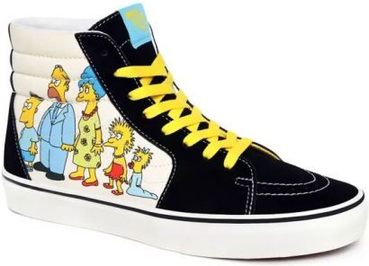 Vans BOTY VANS SK8-Hi (THE SIMPSONS) U - černá - US10