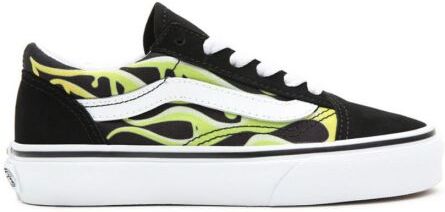 Vans BOTY VANS Old Skool (SLIME FLAME) KIDS - černá - US4.5K