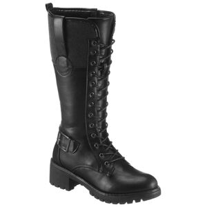 Stiefel CITY WALK Gr. 37, Normalschaft, schwarz Damen Schuhe Plateaustiefel mit Profilsohle