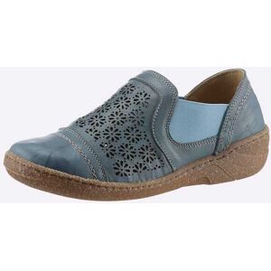 Slipper CASUAL LOOKS Gr. 36, blau (bleu) Damen Schuhe Ballerinas