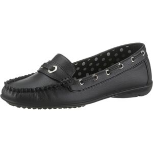 Mokassin CITY WALK Gr. 37, schwarz Damen Schuhe Slip ons Slipper, Festtagsschuh, Schlupfschuh mit modischer Zierbandage