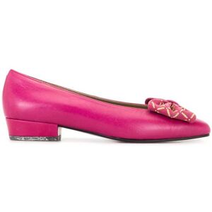 Saint Laurent Pre-Owned Pumps mit Schleifen - Violett 36 Female