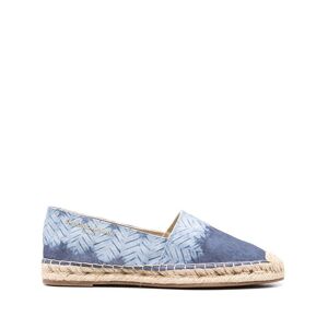 Giorgio Armani Emporio Armani Espadrilles mit Blatt-Print - Blau 36/37/38/39/41/40 Female