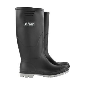 Power Safe PVC-Stiefel hoch schwarz-grau