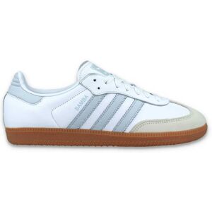 Adidas - Samba OG - Sneaker - weiß hellblau - Damen - Size: 38 2/3