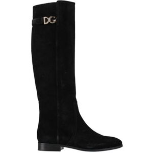 DOLCE&GABBANA Stiefel Damen Dunkelbraun Schwarz 35.5,36,37