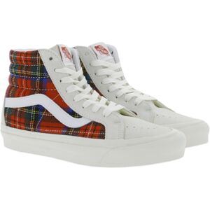 VANS x Pendleton UA SK8-Hi 38 DX karierte Damen Sneaker Anaheim Factory VN0A38GF9GT1 Rot/Weiß - Weiblich - Size: 36 1/2