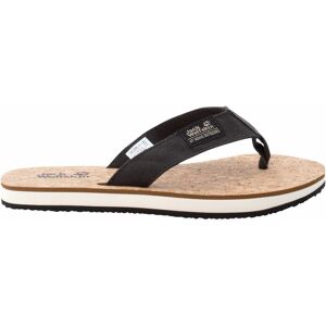 Jack Wolfskin Ecostride 2 Slipper Grau, Damen Sandalen, Größe EU 38 - Farbe Phantom - Cork