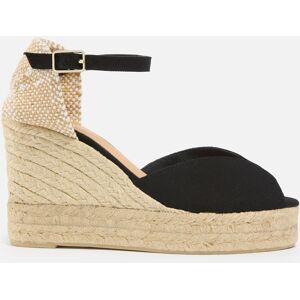 Castañer Women's Bianca Canvas Espadrille Wedge Sandals - 7