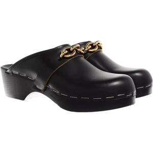 Saint Laurent Slipper & Pantoletten - Le Maillon Clogs Leather - Gr. 36 (EU) - in Schwarz - für Damen