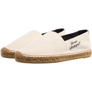 Saint Laurent Espadrilles - Embroidered Espadrilles Canvas - Gr. 41 (EU) - in Beige - für Damen