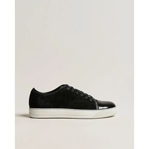 Lanvin Patent Cap Toe Sneaker Black