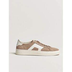 Santoni Double Buckle Sneakers Grey Suede