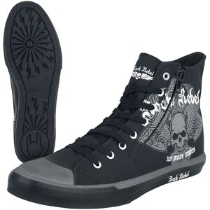 Rock Rebel by EMP - Rock Sneaker high - Walk The Line - EU37 bis EU47 - Größe EU47 - schwarz - Unisex - unisex