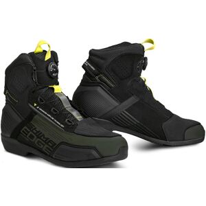 SHIMA Edge Vented Motorrad Schuhe - Schwarz Grün - 41 - unisex