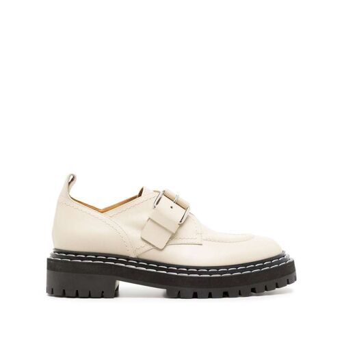 Proenza Schouler Oxford-Schuhe mit Schnalle – Weiß 35/37/39/40/41 Female