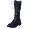 alba moda Stiefel im angesagten Cord marine 36