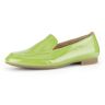 Loafer GABOR Gr. 39, grün (apfelgrün) Damen Schuhe Slip ons Slipper, Schlupfschuh, Mokassin in abgerundeter Karreeform